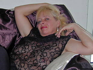 Geiles altes Blondchen